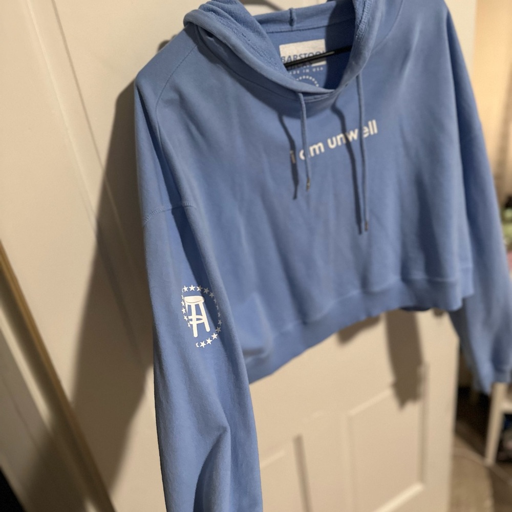 Barstool Sports Women's Blue Hoodie
